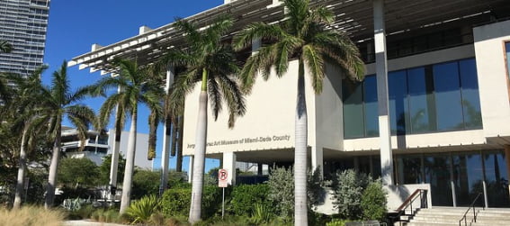 entrance to the perez art museum in miami