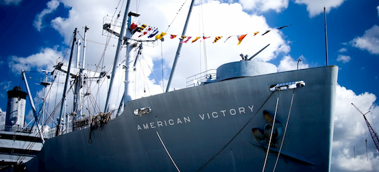 the American Victory Ship and Museum in Tampa Bay